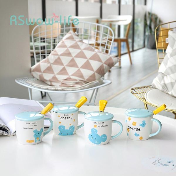mugs cartoon cute rat cheese ceramic mug with lid and spoon household milk cup coffee tea cups
mugs cartoon cute rat cheese ceramic mug with lid and spoon household milk cup coffee tea cups