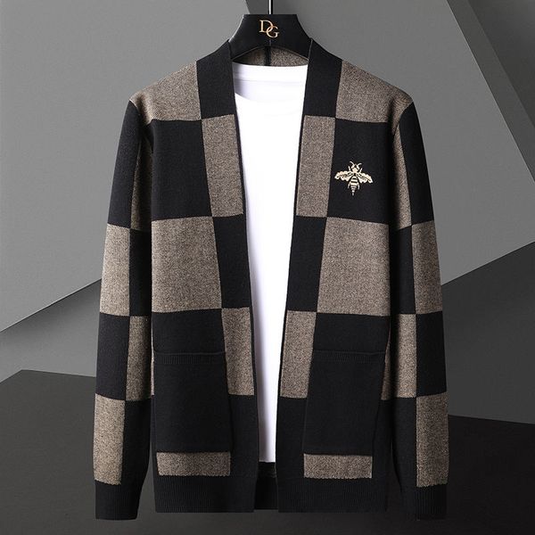 men's sweaters korean style autumn mesh cardigan sweater trend brand designer khaki blue men's leisure coat 8ggr, White;black
men's sweaters korean style autumn mesh cardigan sweater trend brand designer khaki blue men's leisure coat 8ggr, White;black