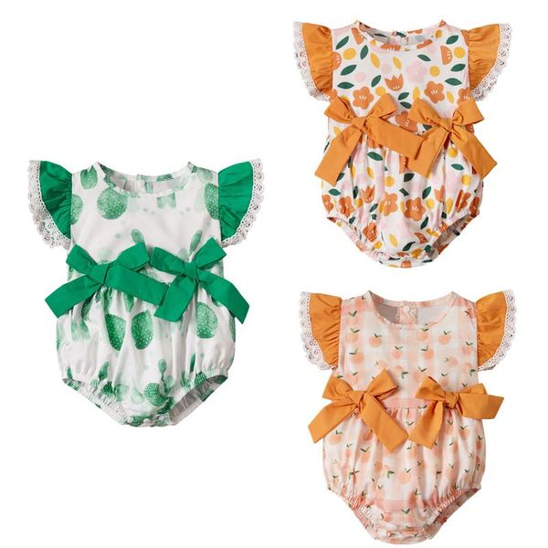 jumpsuits born baby girls clothes rompers flowers/fruit print ruffles sleeve bowknot 0-12m, Blue
jumpsuits born baby girls clothes rompers flowers/fruit print ruffles sleeve bowknot 0-12m, Blue