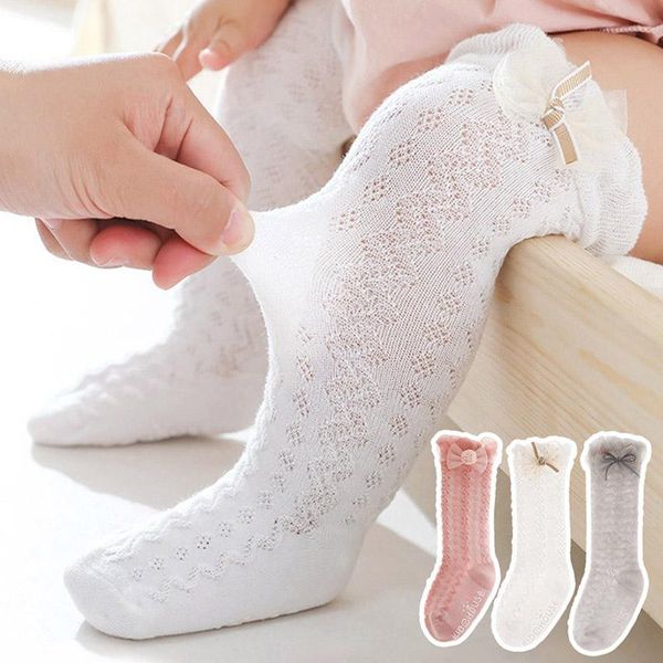 pair/set summer baby girls socks cute cartoon cotton mesh bow knee high for born non-slip long sock, Pink;yellow
pair/set summer baby girls socks cute cartoon cotton mesh bow knee high for born non-slip long sock, Pink;yellow