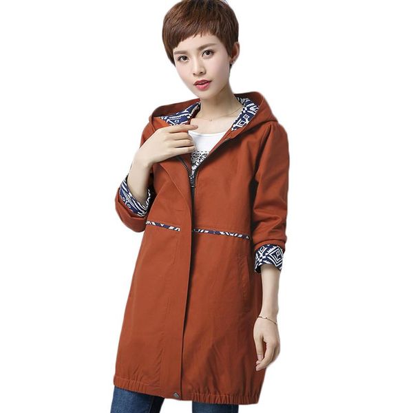 women's trench coats plus size 5xl 6xl women coat spring autumn clothes loose hooded mid-long overcoat cotton windbreaker female j228, Tan;black
women's trench coats plus size 5xl 6xl women coat spring autumn clothes loose hooded mid-long overcoat cotton windbreaker female j228, Tan;black