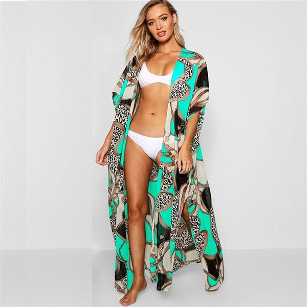 women's swimwear short sleeve printing bathing suit cover ups plus size women robe de plage pareo beach cape cardigan long dress sarong, White;black
women's swimwear short sleeve printing bathing suit cover ups plus size women robe de plage pareo beach cape cardigan long dress sarong, White;black