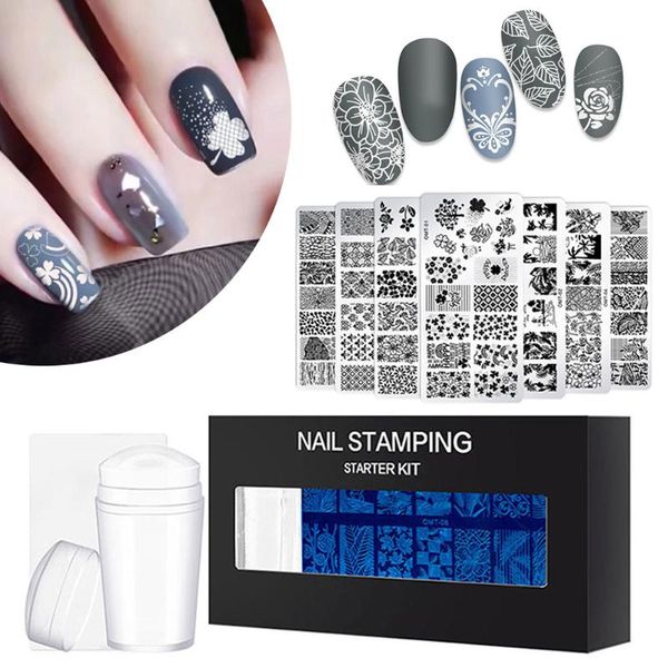 nail art kits 8pcs stamping plates flower plant leaves templates with stamper scraper image diy manicure tool
nail art kits 8pcs stamping plates flower plant leaves templates with stamper scraper image diy manicure tool