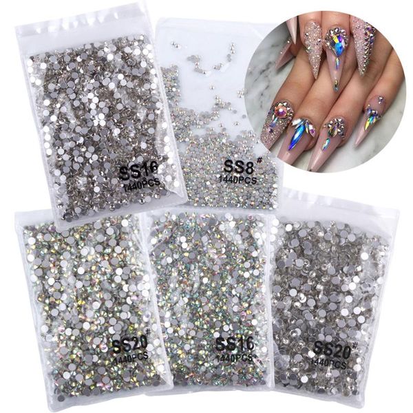 nail art decorations ss3-ss20 1440pcs crystal rhinestone ab 3d rhinestones non fix flatback stones and gems, Silver;gold
nail art decorations ss3-ss20 1440pcs crystal rhinestone ab 3d rhinestones non fix flatback stones and gems, Silver;gold