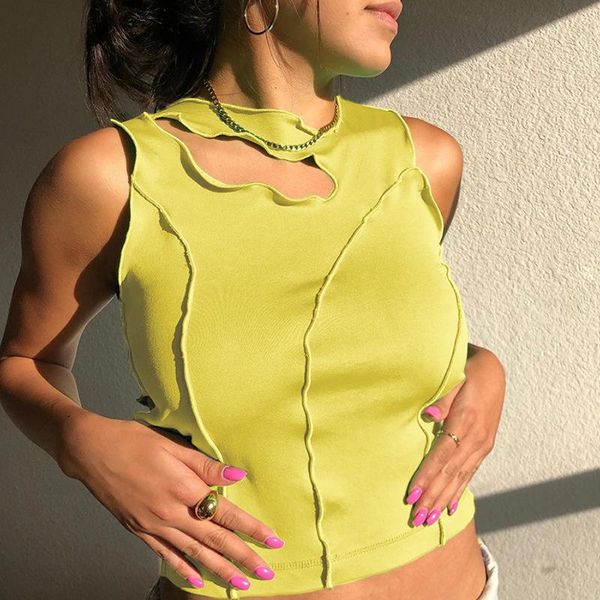 women's t-shirt slim female camisole summer hollow out streetwear sleeveless crop solid color cotton basic women, White
women's t-shirt slim female camisole summer hollow out streetwear sleeveless crop solid color cotton basic women, White