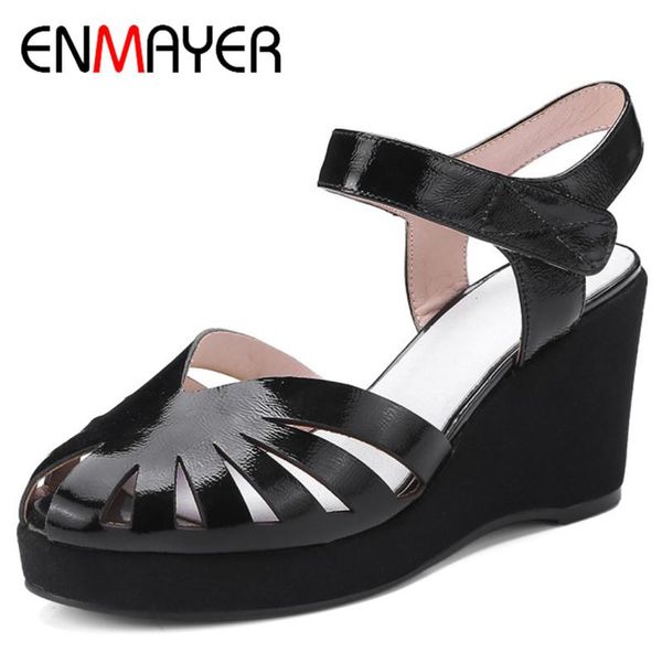 sandals ankle strap shoes woman high heels summer pumps wedges fishman buckle large size 34-44, Black
sandals ankle strap shoes woman high heels summer pumps wedges fishman buckle large size 34-44, Black