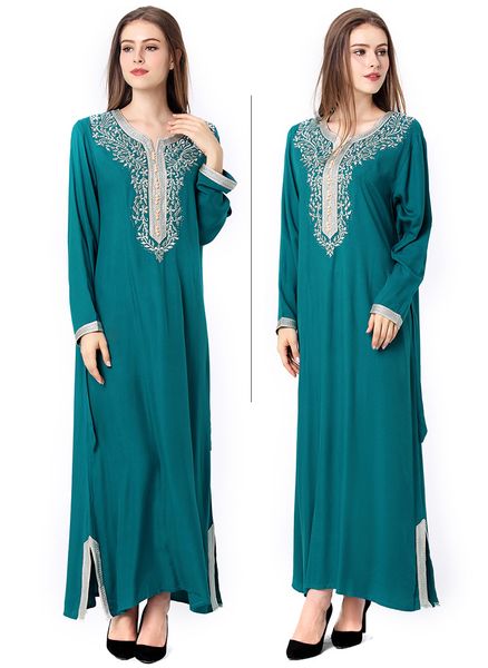 ramadan turkey india muslim women dress embroidered abaya duabi arab vestidos moroccon kaftan islamic clothing jilbab gown robe, Red
ramadan turkey india muslim women dress embroidered abaya duabi arab vestidos moroccon kaftan islamic clothing jilbab gown robe, Red