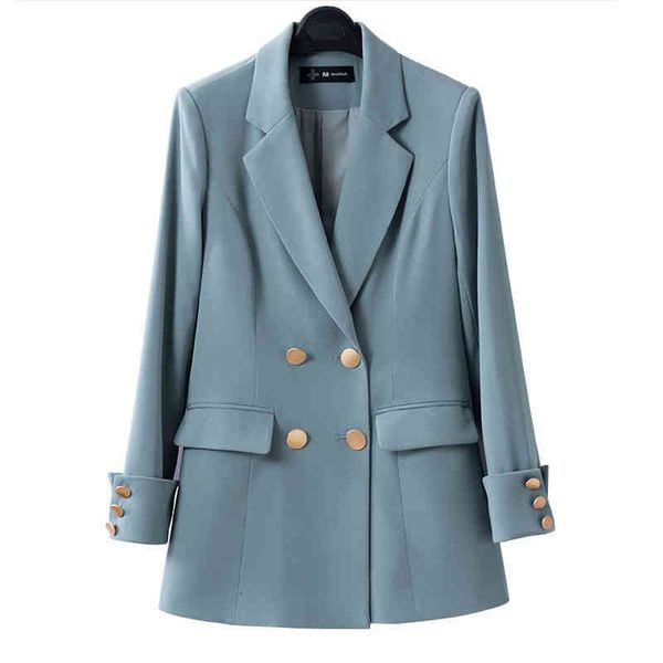 women's suits & blazers temperament korean style casual women elegant long sleeve double breasted solid office ladies formal rct4, White;black
women's suits & blazers temperament korean style casual women elegant long sleeve double breasted solid office ladies formal rct4, White;black