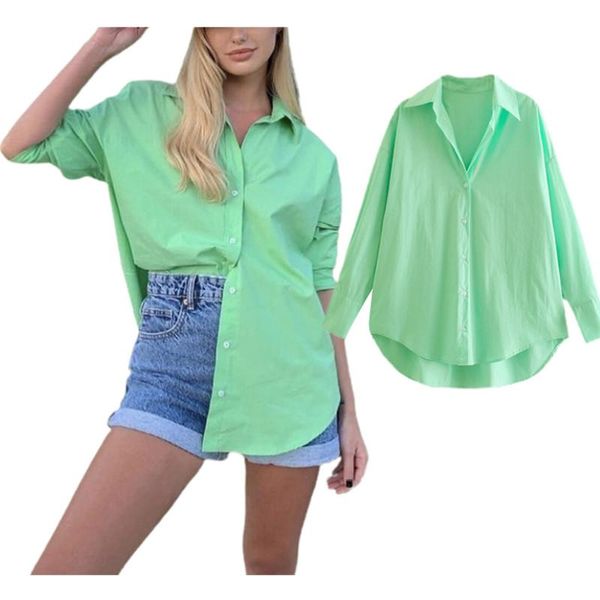 women's t-shirt women solid color shirt, adults irregular button-down long sleeve turn-down collar t-shirts spring autumn 2021, White
women's t-shirt women solid color shirt, adults irregular button-down long sleeve turn-down collar t-shirts spring autumn 2021, White