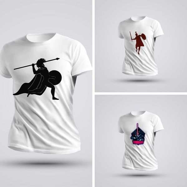spartan warrior design men's 100% cotton t-shirt comfortable fresh breathable daily travel street party, White;black
spartan warrior design men's 100% cotton t-shirt comfortable fresh breathable daily travel street party, White;black
