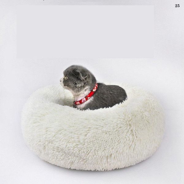 super soft pet dog bed warm winter round comfortable kennel deep sleep cushion breathable plush small kennels & pens