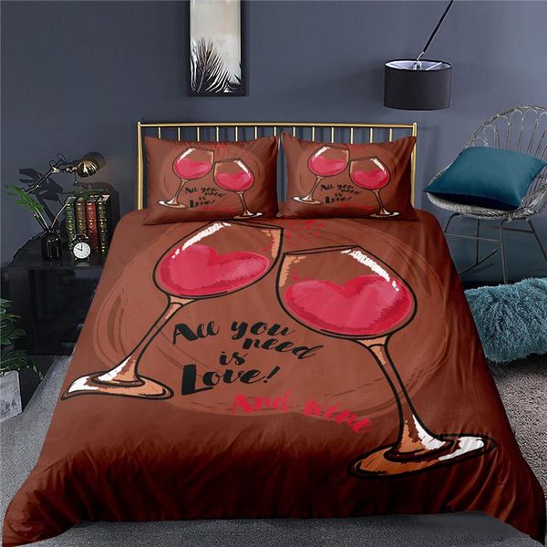 home textile luxury 3d red wine print 2/3pcs comfortable duvet cover pillowcase bedding sets single and king eu/us/au size
home textile luxury 3d red wine print 2/3pcs comfortable duvet cover pillowcase bedding sets single and king eu/us/au size