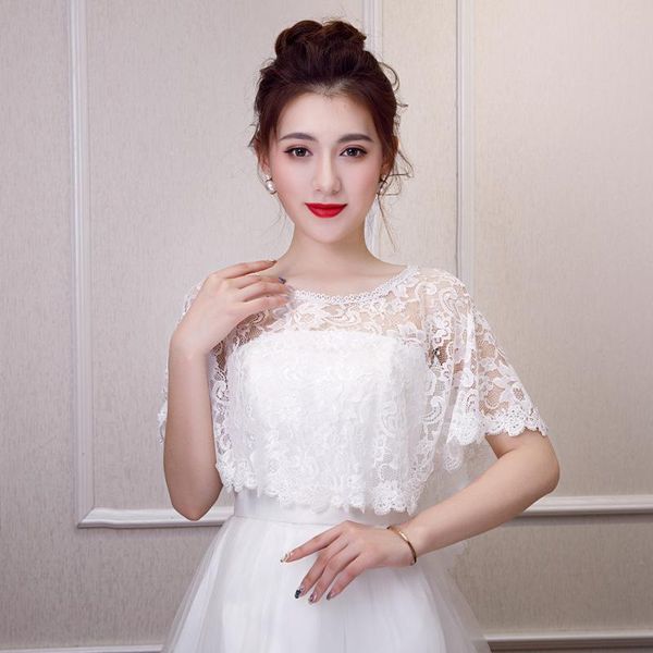 wraps & jackets 10 colors summer lace bridal shawl elegant women evening cape bolero dentelle mariage bride wedding party wrap, White
wraps & jackets 10 colors summer lace bridal shawl elegant women evening cape bolero dentelle mariage bride wedding party wrap, White