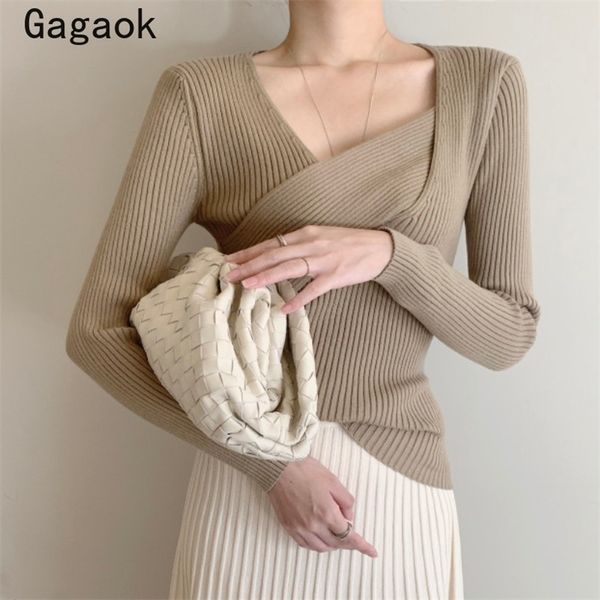 fashion office lady knitted women sweaters spring autumn v-neck full solid warm korean slim chic pullovers k3930 210531, White;black
fashion office lady knitted women sweaters spring autumn v-neck full solid warm korean slim chic pullovers k3930 210531, White;black