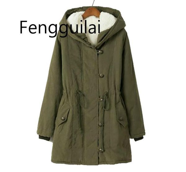 women's jackets 2021 fashion women winter coat long section cotton jacket plus size lamb wool loose outwear parkas 4 colors, Black;brown
women's jackets 2021 fashion women winter coat long section cotton jacket plus size lamb wool loose outwear parkas 4 colors, Black;brown