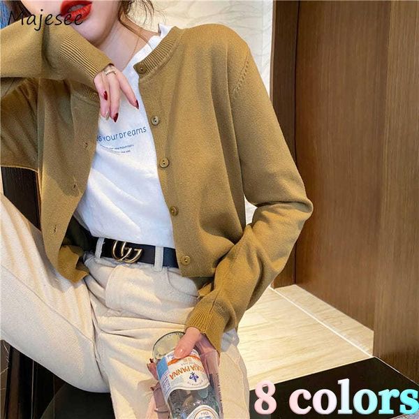 women's knits & tees cardigan women solid simple autumn 8 colors casual knitting sweaters trendy streetwear all-match high elasticity q, White
women's knits & tees cardigan women solid simple autumn 8 colors casual knitting sweaters trendy streetwear all-match high elasticity q, White
