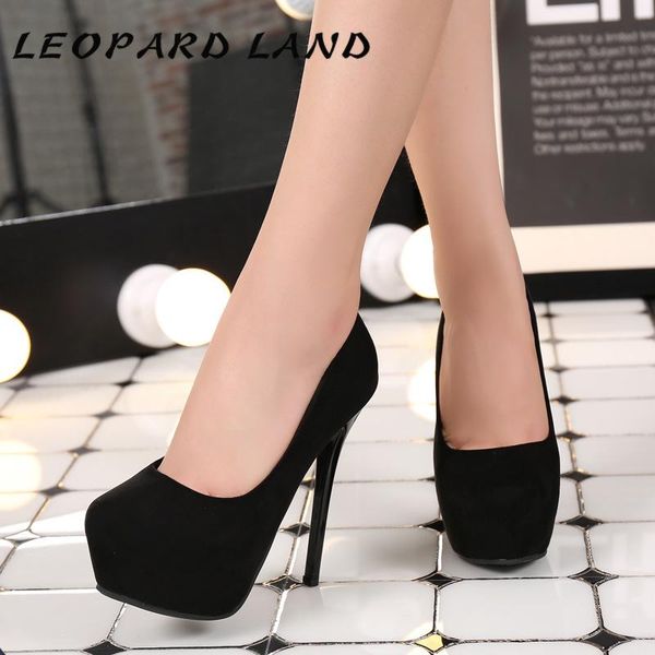 dress shoes leopard land nightclub high-heeled platform women's velvet smooth shallow mouth round head nude single zsh, Black
dress shoes leopard land nightclub high-heeled platform women's velvet smooth shallow mouth round head nude single zsh, Black