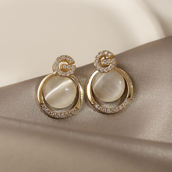 silver needle diamond inlaid 925 g letter earrings fashion opal temperament net red literary, Golden;silver
silver needle diamond inlaid 925 g letter earrings fashion opal temperament net red literary, Golden;silver