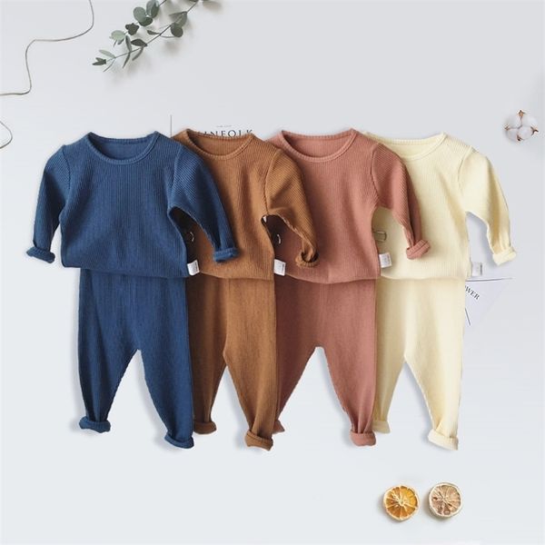 children ribbed fitted pajamas kids toddler boys girls pjs cotton and pants sets clothing clothes sleepwear nightwear 211109, Blue;red
children ribbed fitted pajamas kids toddler boys girls pjs cotton and pants sets clothing clothes sleepwear nightwear 211109, Blue;red