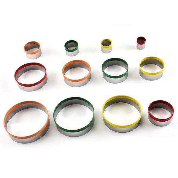 12pcs fondant biscuit mold baking round cake stainless steel kitchen color primary colors beautiful safe environmentally tslm1 & pastry tool
12pcs fondant biscuit mold baking round cake stainless steel kitchen color primary colors beautiful safe environmentally tslm1 & pastry tool