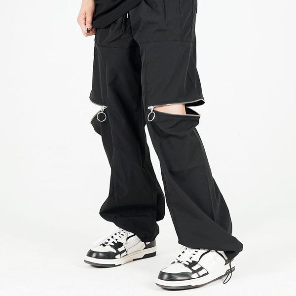 men's pants harajuku fashion black wide leg pant for women streetwear hip hop knee zip up adjustable trousers men loose casual elastici
men's pants harajuku fashion black wide leg pant for women streetwear hip hop knee zip up adjustable trousers men loose casual elastici