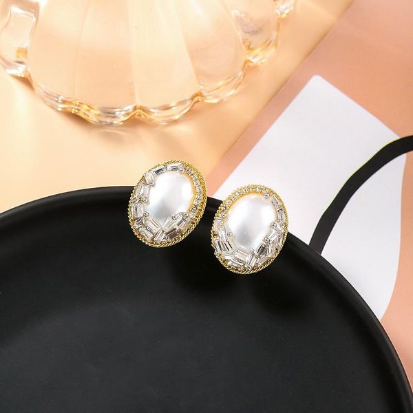 bangle ch-1461 s925 silver needle design exaggerated pearl earrings oval rhinestone super flash crystal women, Black
bangle ch-1461 s925 silver needle design exaggerated pearl earrings oval rhinestone super flash crystal women, Black