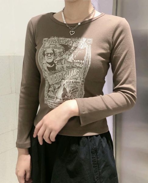 women's t-shirt t shirt women autumn vintage aesthetic t-shirts girls cotton y2k hipster casual funny long sleeve tees brandy clothes, White
women's t-shirt t shirt women autumn vintage aesthetic t-shirts girls cotton y2k hipster casual funny long sleeve tees brandy clothes, White