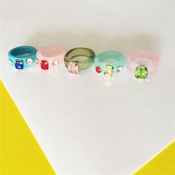 cluster rings trend 7mm wide acrylic olive pink mint blue green stone decorated fashion ring for women summer chic prettyjewelry accessory, Golden;silver
cluster rings trend 7mm wide acrylic olive pink mint blue green stone decorated fashion ring for women summer chic prettyjewelry accessory, Golden;silver