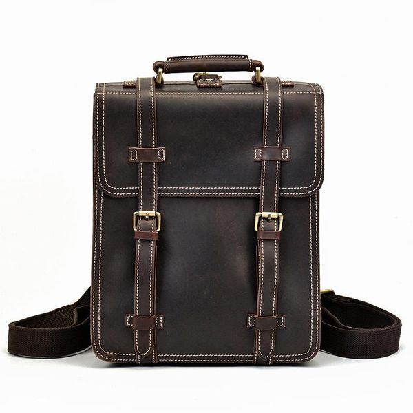 backpack arrival men daily causal vintage high-capacity traveling bag cowhide leather genuine bagpack
backpack arrival men daily causal vintage high-capacity traveling bag cowhide leather genuine bagpack