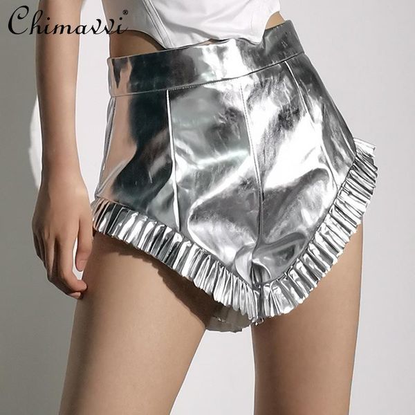 women's shorts 2021 summer streetwear casual feminine high waist slimming pleated temperament short pants fashion womens clothing, White;black
women's shorts 2021 summer streetwear casual feminine high waist slimming pleated temperament short pants fashion womens clothing, White;black