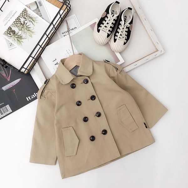 kids trench coat casual khaki double-breasted girls windbreaker 1 2 3 4 5 y toddler baby outerwear turn-down collar jacket, Blue;gray
kids trench coat casual khaki double-breasted girls windbreaker 1 2 3 4 5 y toddler baby outerwear turn-down collar jacket, Blue;gray