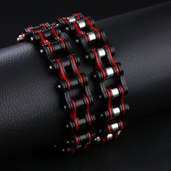 bangle v-343 factory direct supply stainless steel men's bracelet, personality black and red bicycle bracelet
bangle v-343 factory direct supply stainless steel men's bracelet, personality black and red bicycle bracelet