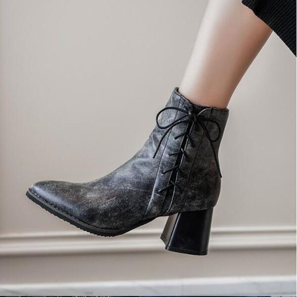 boots women ankle high heels pumps shoes woman autumn vintage pu leather warm shoe chaussures femme zapatos mujer sapato d2344, Black
boots women ankle high heels pumps shoes woman autumn vintage pu leather warm shoe chaussures femme zapatos mujer sapato d2344, Black