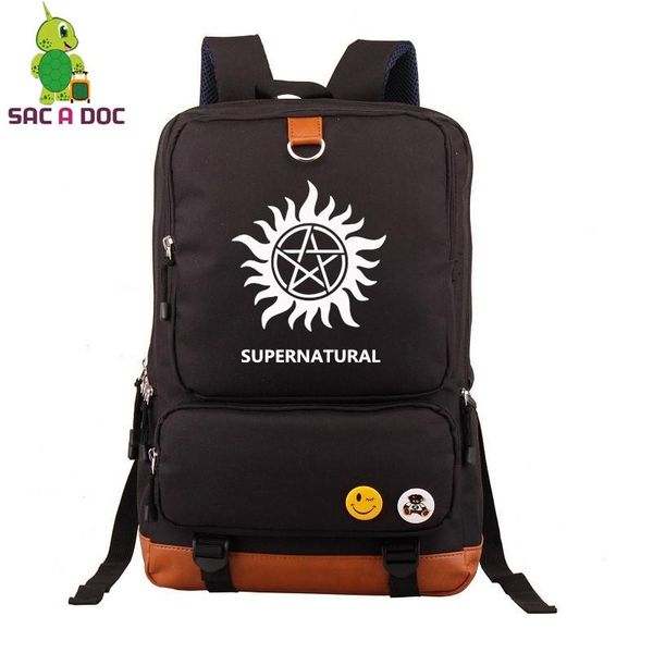 backpack supernatural for teenagers womens mens school bags sam dean castiel travel shoulder bag canvas laptop
backpack supernatural for teenagers womens mens school bags sam dean castiel travel shoulder bag canvas laptop