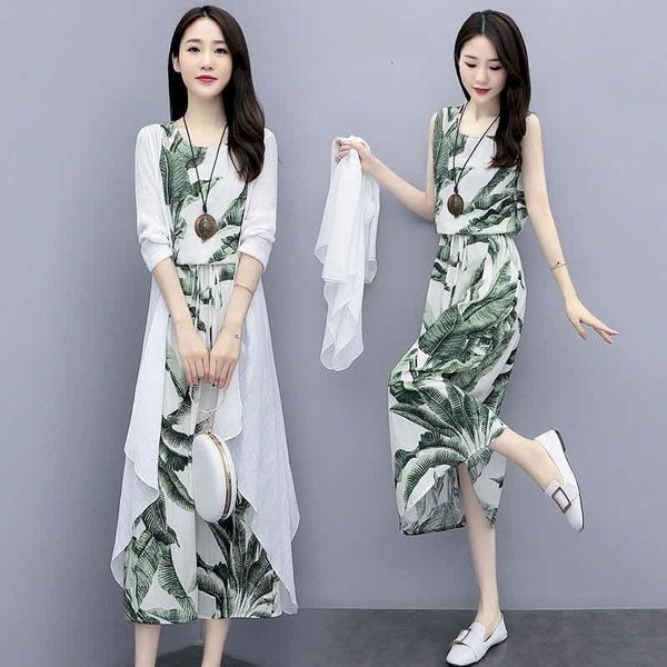 casual dresses summer women's fashion mid-length sun protection clothing large size waist slimming two piece sets o9b1, Black;gray
casual dresses summer women's fashion mid-length sun protection clothing large size waist slimming two piece sets o9b1, Black;gray