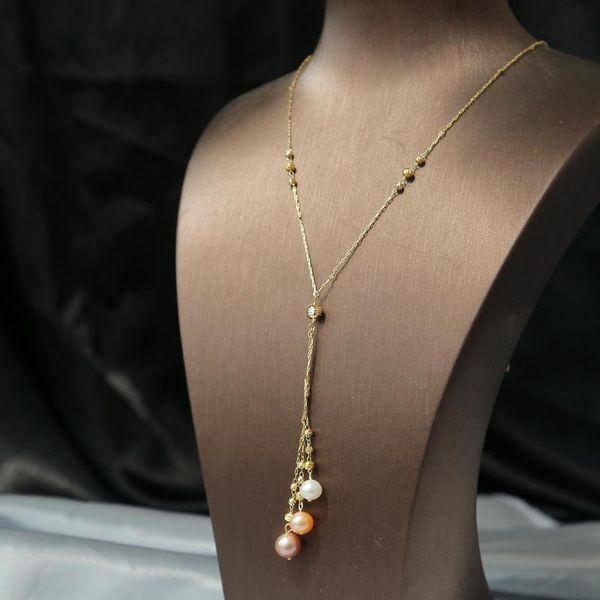 handmade natural fresh water pearl tassel necklace for women wedding engagement party jewelry pendant necklaces, Silver
handmade natural fresh water pearl tassel necklace for women wedding engagement party jewelry pendant necklaces, Silver