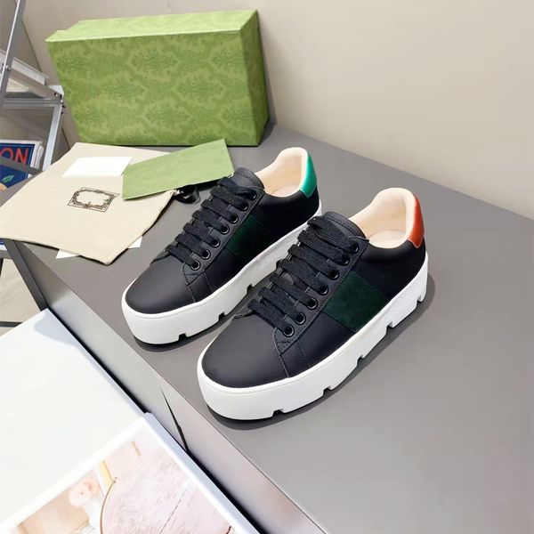 2021 luxury designer women casual shoes leather white board flat soled sports trainers fashion comfortable outdoor ladies leisure platform s, Black
2021 luxury designer women casual shoes leather white board flat soled sports trainers fashion comfortable outdoor ladies leisure platform s, Black