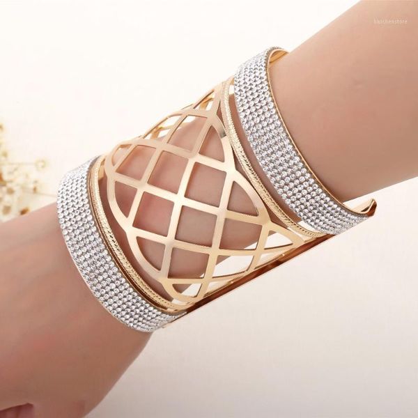 2020 new arrival round big cuff bangles exaggerated punk hollow out good plating bracelet jewelry products sell like cakes1, Black
2020 new arrival round big cuff bangles exaggerated punk hollow out good plating bracelet jewelry products sell like cakes1, Black