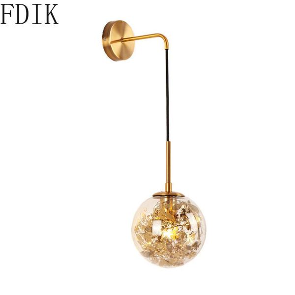 modern 15cm/20cm glass ball wall lamp simple lights for living room kitchen bedroom home decor gold/black luminaire fixture
modern 15cm/20cm glass ball wall lamp simple lights for living room kitchen bedroom home decor gold/black luminaire fixture