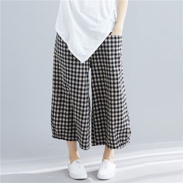 pants spring autumn arts style women elastic waist ankle-length loose all-matched casual plaid wide leg pants big size m620 75ra, Black;white
pants spring autumn arts style women elastic waist ankle-length loose all-matched casual plaid wide leg pants big size m620 75ra, Black;white