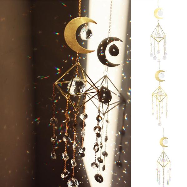 decorative objects & figurines aurora crystal suncatchers decor rainbow maker mobile window prisms hanging ornament for home garden
decorative objects & figurines aurora crystal suncatchers decor rainbow maker mobile window prisms hanging ornament for home garden