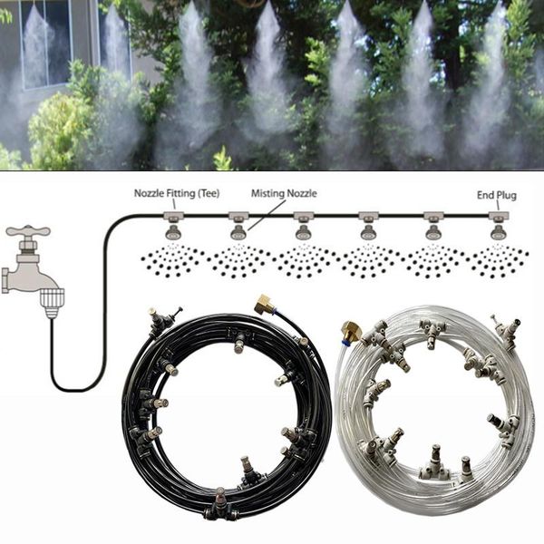 watering equipments h97 low pressure 6mm misting system 18m 26pcs nozzle mist fogging set for garden outdoor greenhouse plants cooling water
watering equipments h97 low pressure 6mm misting system 18m 26pcs nozzle mist fogging set for garden outdoor greenhouse plants cooling water