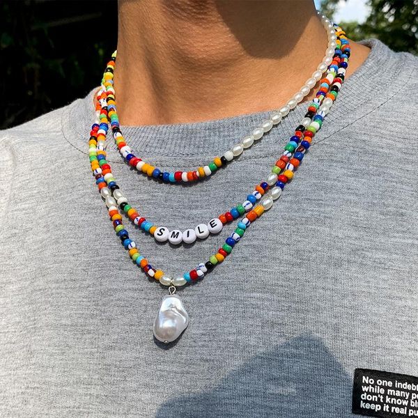 chains ingemark boho baroque pearl rainbow seed beads chain necklace for men female strand letter choker halloween y2k pendant jewelry, Silver
chains ingemark boho baroque pearl rainbow seed beads chain necklace for men female strand letter choker halloween y2k pendant jewelry, Silver
