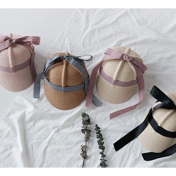 summer kids straw hat lacing bow children baseball cap outdoor lattice baby girl boy beach sun caps & hats, Yellow
summer kids straw hat lacing bow children baseball cap outdoor lattice baby girl boy beach sun caps & hats, Yellow
