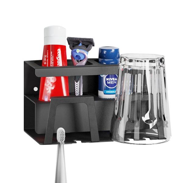 toothbrush holders untior stainleess steel holder toothpaste rack set punch-storage wall mounted bath accessories
toothbrush holders untior stainleess steel holder toothpaste rack set punch-storage wall mounted bath accessories