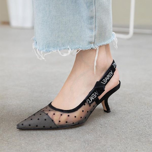 dress shoes pointed toe women slingback pumps black lace 6cm high heels polka dots office work woman crystal party zapatos
dress shoes pointed toe women slingback pumps black lace 6cm high heels polka dots office work woman crystal party zapatos