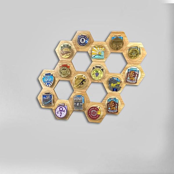 other home decor 6pcs badge display rack honeycomb design hexagon combination wood high strength organizer for bedroom
other home decor 6pcs badge display rack honeycomb design hexagon combination wood high strength organizer for bedroom