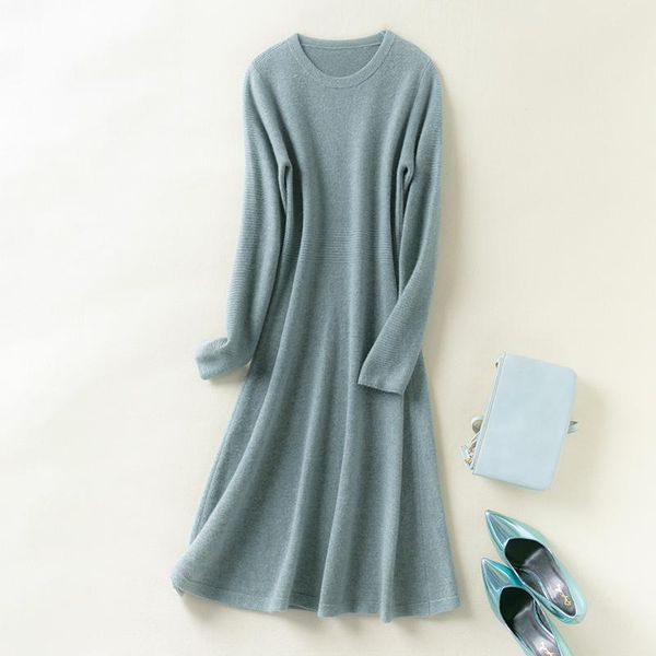 casual dresses women clothing elegant solid jumper long sleeves knitted natural wool pullover sweater dress, Black;gray
casual dresses women clothing elegant solid jumper long sleeves knitted natural wool pullover sweater dress, Black;gray
