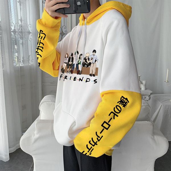 men's hoodies & sweatshirts anime my hero academia friend cartoon print oversized harajuku winter clothes streetwear korean hoodie to, Black
men's hoodies & sweatshirts anime my hero academia friend cartoon print oversized harajuku winter clothes streetwear korean hoodie to, Black