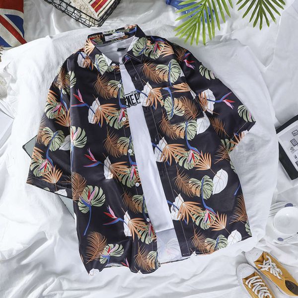men's casual shirts shirthawaiian flower large short sleeve loose fitting couple amerika shirt nwrg, White;black
men's casual shirts shirthawaiian flower large short sleeve loose fitting couple amerika shirt nwrg, White;black